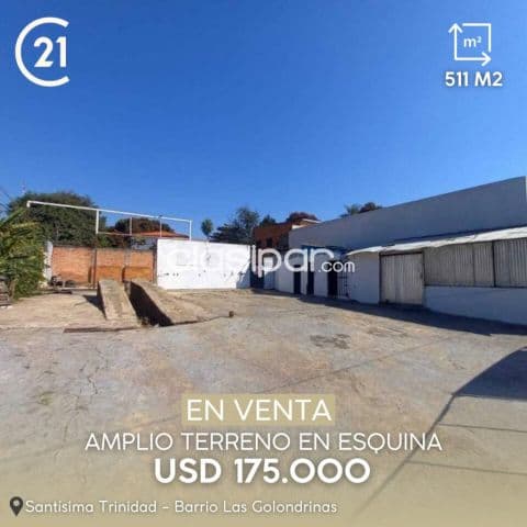 En venta Terreno en esquina en Santísima Trinidad, Barrio Las Golondrinas