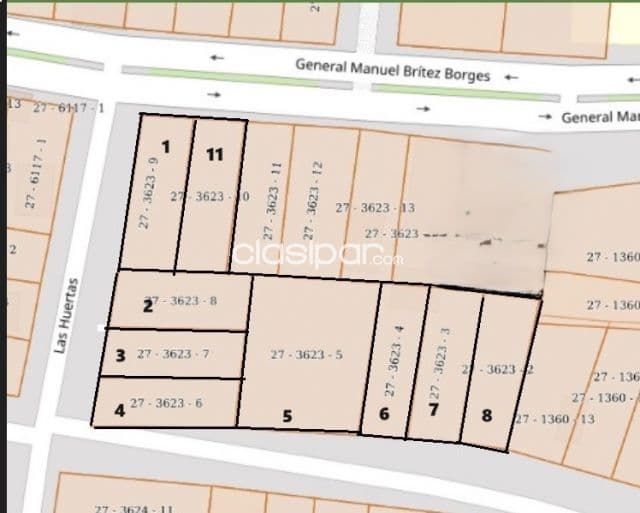 Terrenos en venta sobre Avda. Brítez Borges - Laurelty - Luque