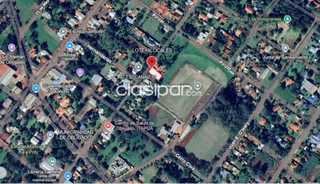 Retasado terreno con 4 locales en obligado — foto 4