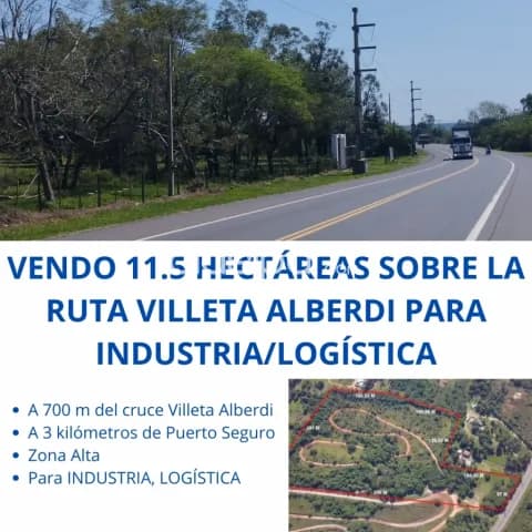 Terreno 11 has 5000 m2 sobre la ruta villeta alberdi para industria/logística, foto 2