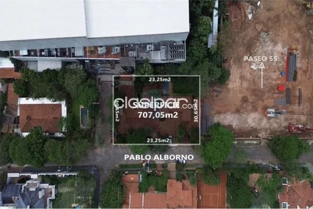 En ycua sati terreno c/23 mtrs frente total 707 m2 al lado del paseo 55 y galeria, foto 3
