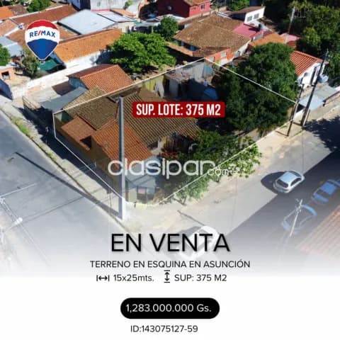 En venta terreno en esquina en Asunción, foto 2