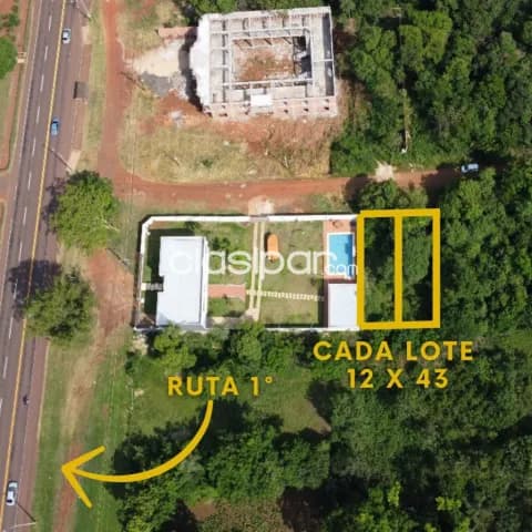 lote de 516 m2 en el barrio Paraíso de San Juan del Paraná, Ruta 1 — foto 2