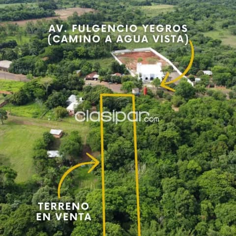 Lote en esquina de 2462 m2 en san juan del paraná, sobre avenida, foto 3