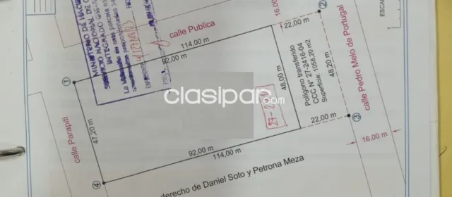 Limpio, abasto norte: 4.379 m2 en esquina, p/ futuros emprendimientos, 230.000 usd — foto 5