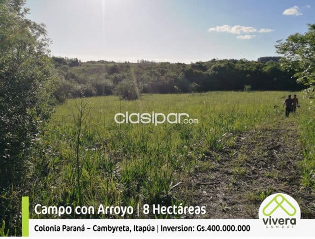 Campo de 8 hectareas, con arroyo, monte y mecanizada!!