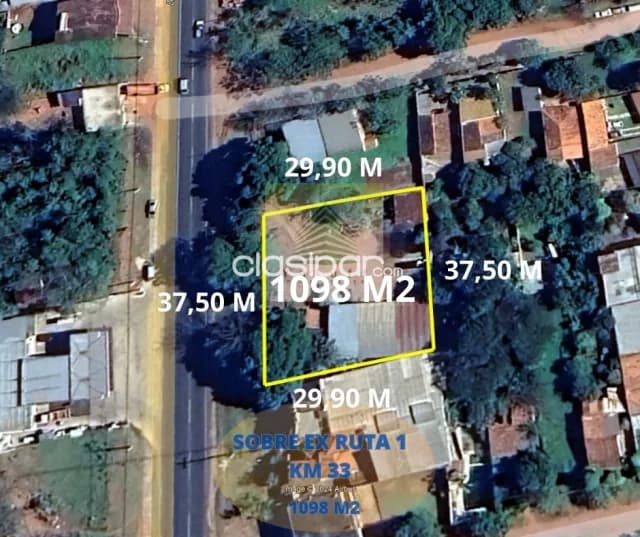 Sobre ex ruta 1 km 33 ita calle ybate terreno 1098 m2, foto 3