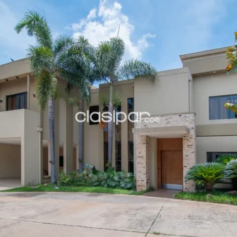 Condonimio la escondida, ycua satí: Elegante residencia, 4 suites, jardín, piscina, foto 2