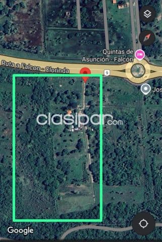 Falcon, chacoí: 9.8 has p/ desarrollos inmobiliarios, document. En regla, 1.200.000 usd, foto 1