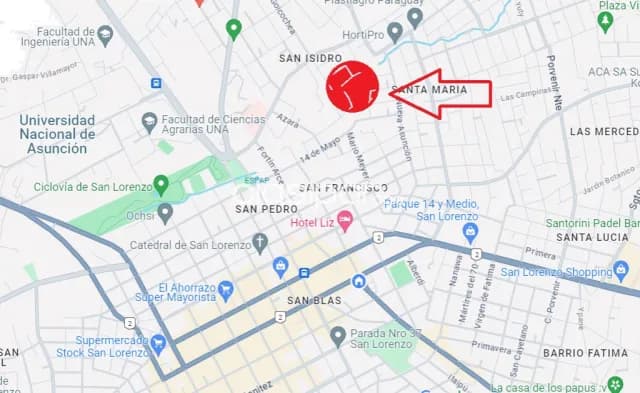 En zona residencial exclusiva de San Lorenzo vendo amplio terreno — foto 3