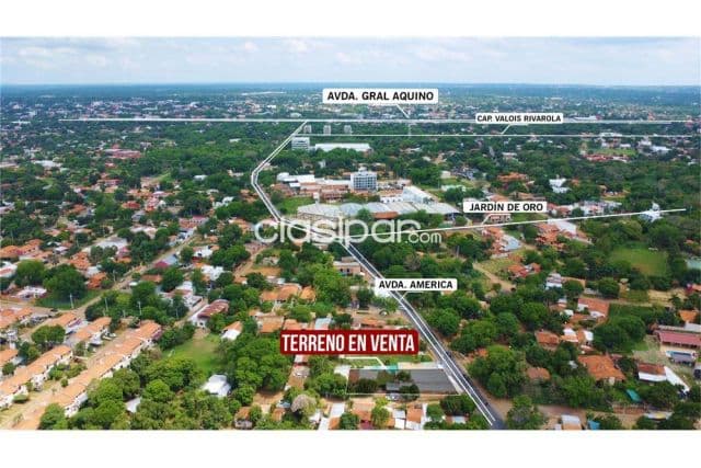 Terreno a la venta sobre la avda. America. Luque