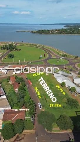 Terreno en esquina de 2927 m2 en la costanera bolik, ruta 1