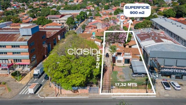 Propiedad de 900m2 sobre eusebio ayala pegado a luminotecnia
