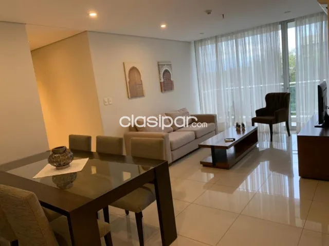Ed. Tierra alta, Villa Morra: Alquilo 2 dormit, amplia recepción, piscina, quincho, seguri, foto 3