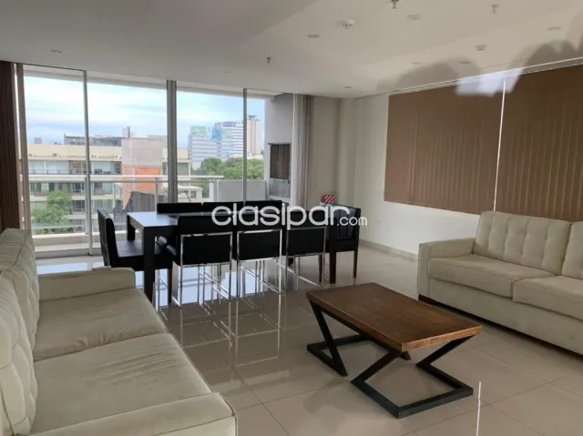 Ed. Tierra alta, Villa Morra: Alquilo 2 dormit, amplia recepción, piscina, quincho, seguri, foto 4