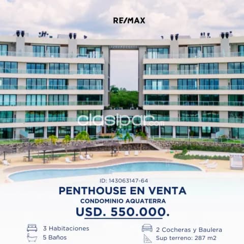 Penthouse en venta condominio aquaterra — foto 2