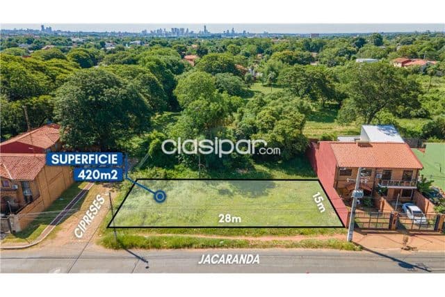 Terreno - Venta - Paraguay Central San Lorenzo VENDO TERRENO EN ESQUINA ZONA LAGUNA GRANDE