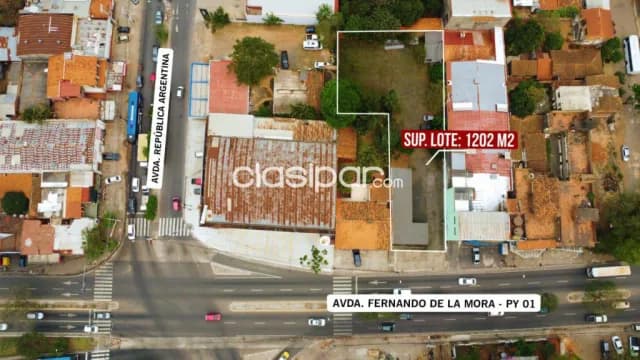 Amplio terreno de 1202m2 frente a la terminal de asuncion, foto 2