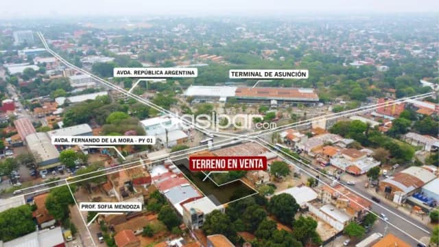Amplio terreno de 1202m2 frente a la terminal de asuncion, foto 5