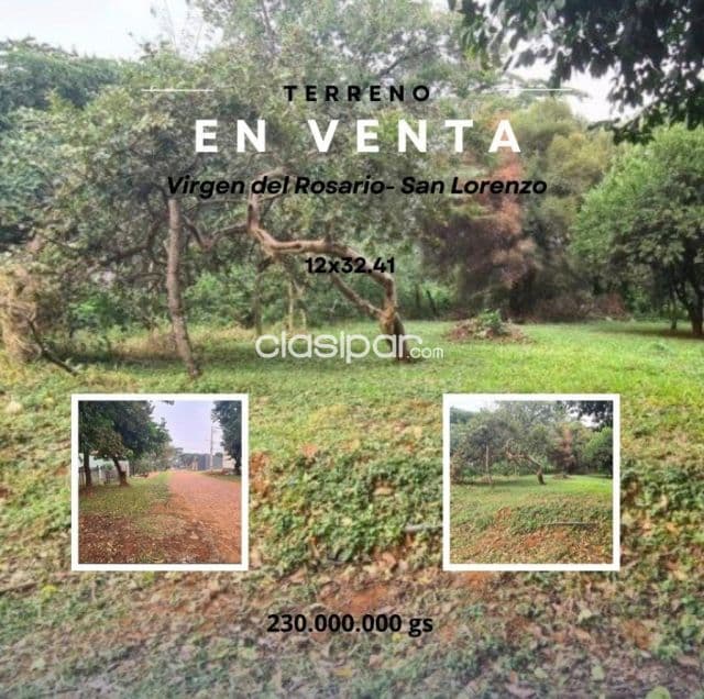 terreno en B° Virgen del Rosario - San Lorenzo