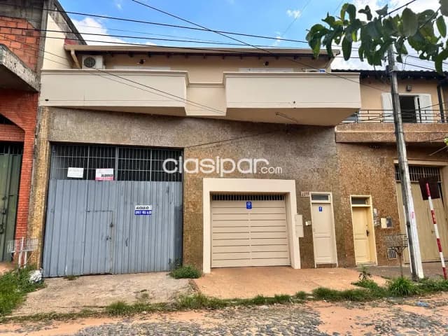 Recoleta, chof. Del chaco: 380 m2 + oficina, pisos de hormigon, 5.500.000 gs — foto 2