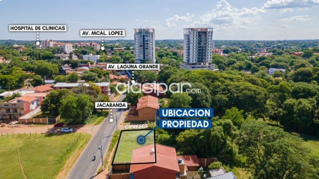 Terreno en esquina zona laguna grande