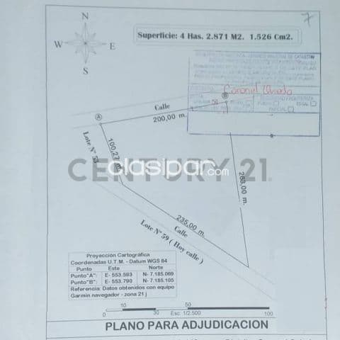 VENDE Terreno en Cnel. Oviedo