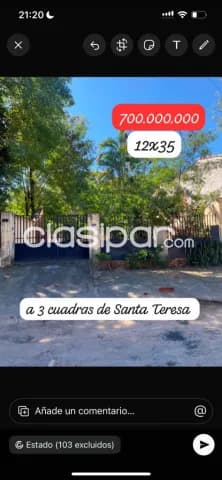 terreno 420 m2 , Bo Ytay, Sta María — foto 2