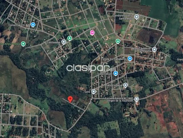 Terreno de 9566 m2 en zona Cambyreta a 7km del centro de Encarnacion, foto 3