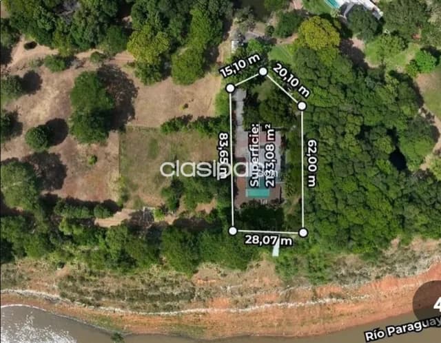 Casa amplia 4 hab.en suite frente al rio paraguay en Villa Elisa en condominio costa, foto 3