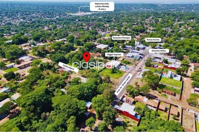 Terreno en San Lorenzo zona palacio de justicia a una cuadra de av. Victor curiel