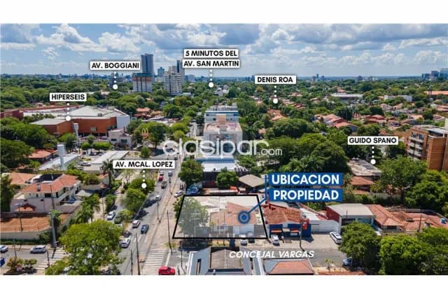 En venta amplio terreno en esquina sobre mcal lopez, foto 2