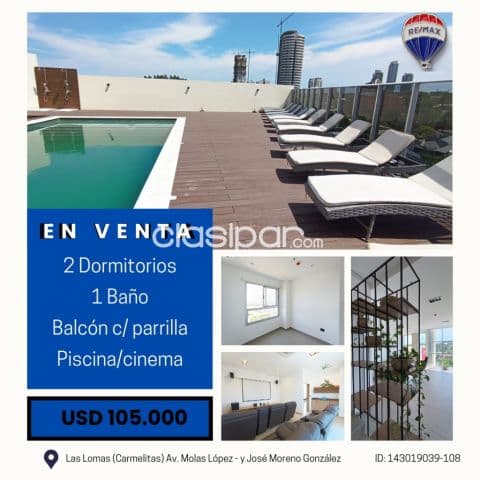 En venta departamento de dos dormitorios sobre molas lopez, foto 1