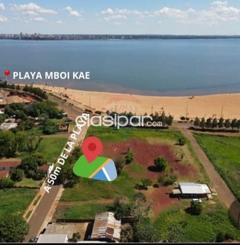 Unico terreno a 50 mtrs de la playa mboi kae Encarnación- 597 m2, foto 1