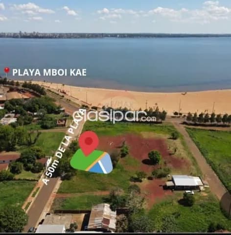 Unico terreno a 50 mtrs de la playa mboi kae Encarnación- 597 m2, foto 2