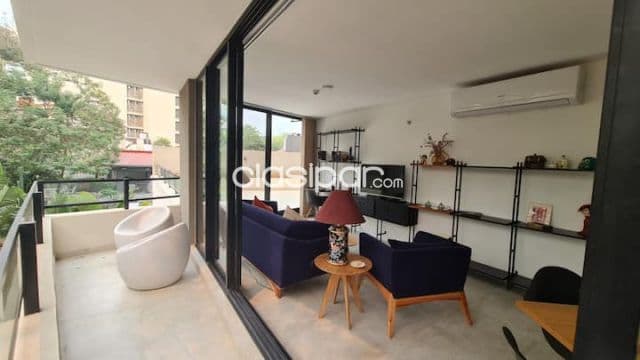 Departamento moderno amoblado zona barrio Jara cod 5036