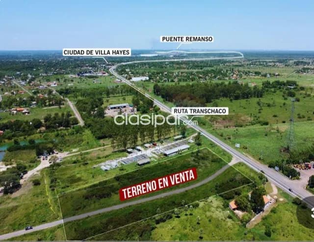 Terreno 18.200 m2 s/ruta transchaco a 200 mtrs de rotonda villa hayes, foto 2