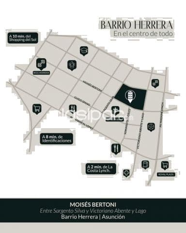 Departamento a estrenar en asuncion barrio Herrera cod 5264