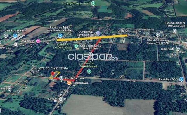 Amplio lote en venta de 3.069 m² en Hohenau-ITAPUA — foto 4