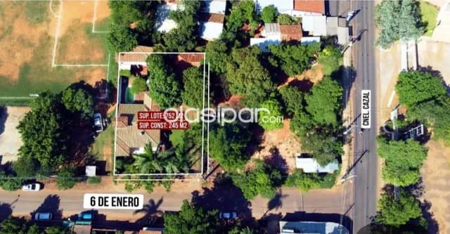Casa 2 plantas en terreno de 752 m2 c/24 mtrs de frente-fdo norte s/6 de enero c/caz, foto 4