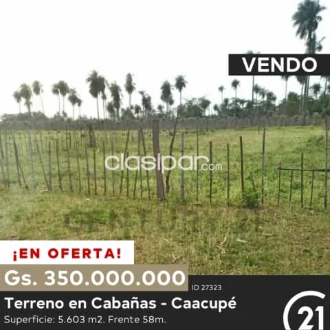 SÚPER OFERTA‼️‼️ Amplio terreno en Cabañas - Caacupé — foto 2