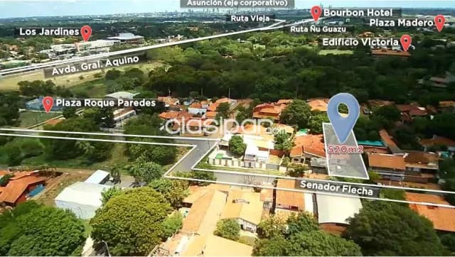 Propiedad de 521m2 sobre asfalto en Luque — foto 2
