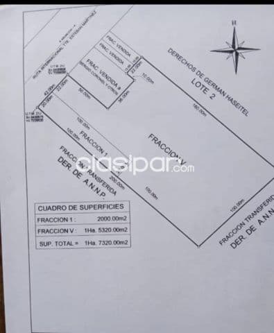 Nueva asuncion ( chaco i ) vendo terreno de 17.320 mts2. Z/ terminal portuaria
