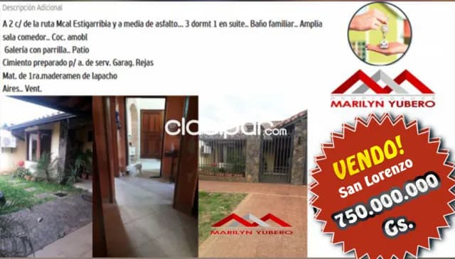 hermosa casa en S. Lorenzo z/ Aratiri COD: CL 741, foto 2
