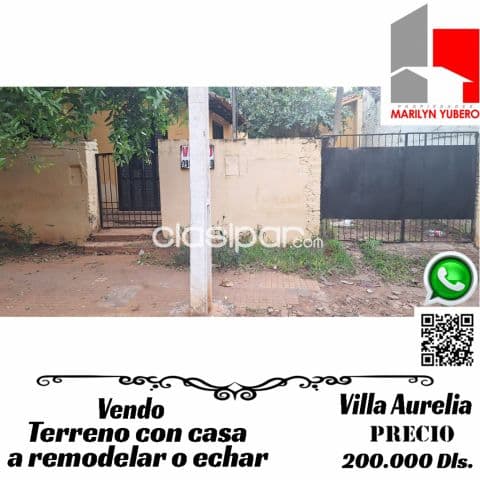 terreno en V. Aurelia COD: CL 914