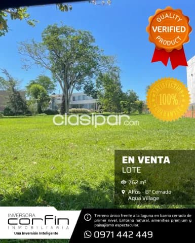 Barrio cerrado aqua village de altos, lote de 762 m2, foto 2