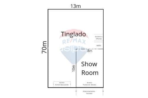 Tinglado de 910m2 en San Lorenzo c/salon para showroom y oficinas en planta alta, foto 1