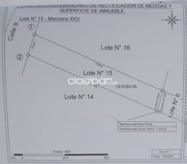 Terrenos en nueva colombia - superficie de 2640 m2