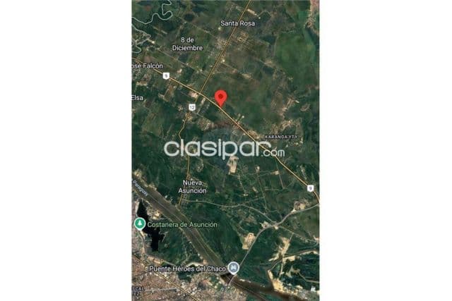 6 hectareas y 7.500m2 en chaco-i- s/ruta internacional 9-pdte.hayes a 10 min.del pue, foto 1