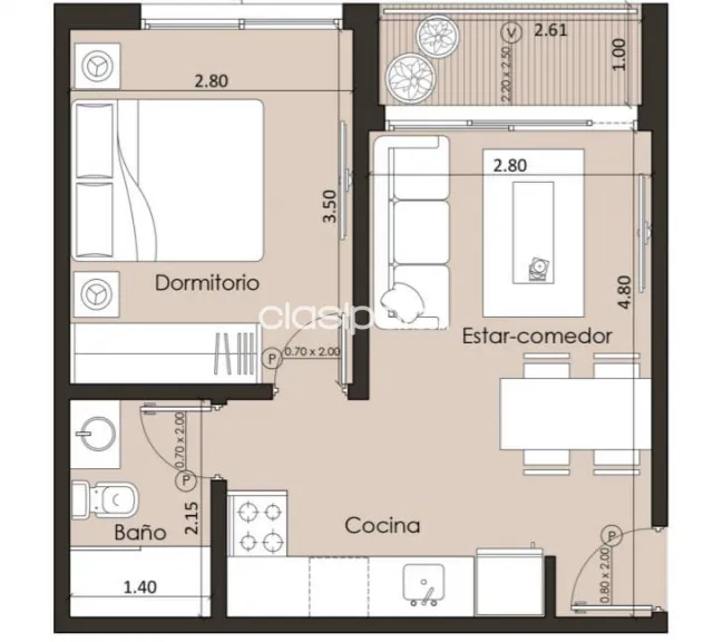 Departamentos en pozo barrio mariscal de Asunción — foto 2